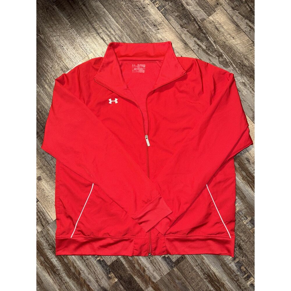 Under Armour Windbreaker Full Zip Track Jacket- Women's No Size Tag (~L, XL)